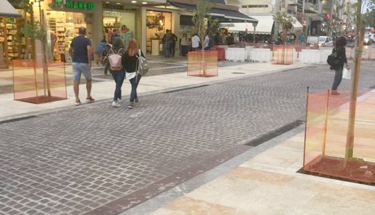 δόθηκε στην… κυκλοφορία ο πεζόδρομος της οδού Ίδης