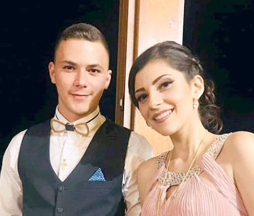 ο νεοαποκτηθείς ποδοσφαιριστής του Ηροδότου Ορέστης Νικηφόρος λογοστέθηκε με την αγαπημένη του Νίκη Παντερή.