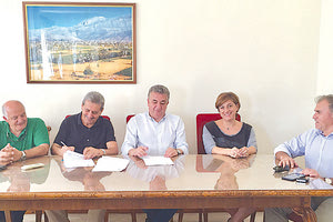 Υπεγράφη η ανακατασκευή του Μισεδάκειου γηπέδου Ιεράπετρας