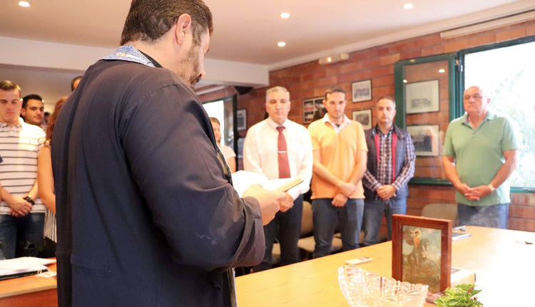 Στιγμιότυπα από τον Αγιασμό των διαιτητών μπάσκετ