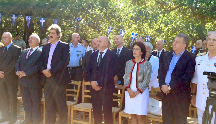 Στις εκδηλώσεις για την ανακήρυξη του Καλλικράτη Σφακίων ως μαρτυρικού χωριού 