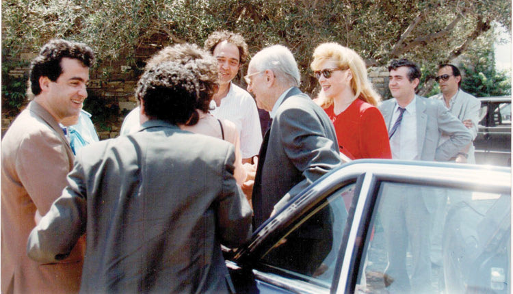 Οι καλές εποχές της Ελούντας με τον Ανδρέα Παπανδρέου.