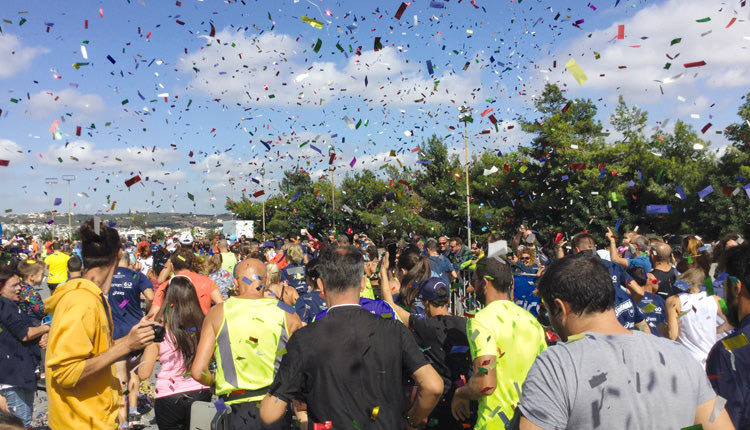 Πλήθος κόσμου πήρε μέρος και στο χθεσινό Ημιμαραθώνιο που έγινε στο Αρκαλοχώρι