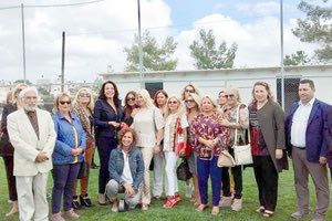 Από τα εγκαίνια του γηπέδου 5χ5 στο Καλό Χωριό