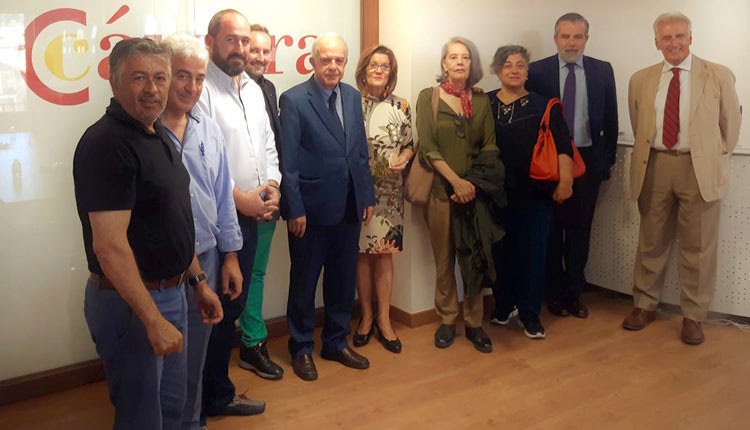 Επίσκεψη και στο Επιμελητήριο του Τολέδο αντιπροσωπεία του Δήμου Ηρακλείου με επικεφαλής τον δήμαρχο