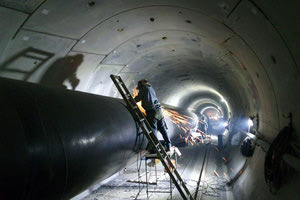 η σήραγγα του φράγματος Αποσελέμη