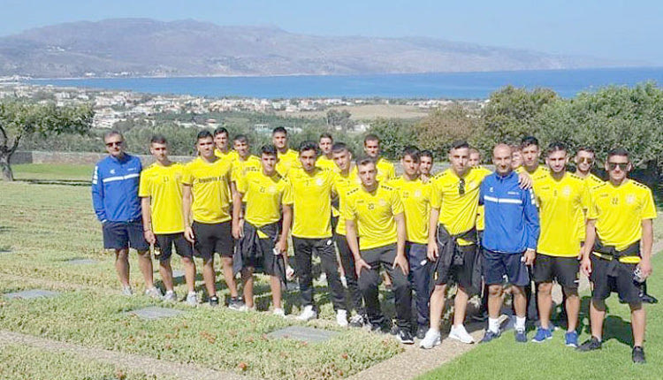 επίσκεψη πραγματοποίησε η Κ19 του Εργοτέλη στα Χανιά, στο περιθώριο του φιλικού παιχνιδιού που έδωσε με το αντίστοιχο συγκρότημα του Πλατανιά.