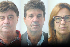 ο καθηγητής «φακελάκης» (από αριστερά στη φωτό) είναι ο Κλεάνθης Κωνσταντινούδης