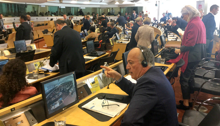 Στη συνεδρίαση της Σοσιαλιστικής Ομάδας της Ευρωπαϊκής Επιτροπής Περιφερειών στις Βρυξέλλες συμμετείχε και ο Αποστόλης Λουλουδάκης