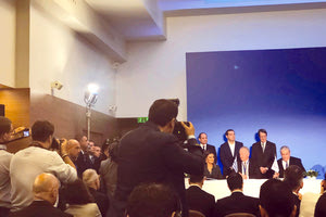 Το κέντρο Τύπου και οι δημοσιογράφοι της Τριμερούς Συνόδου