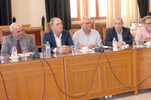 οι δήμαρχοι της ΠΕΔ από τον υπουργό κ. Σταθάκη