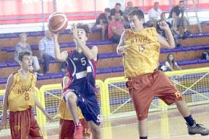 Φάση από το ματς Παίδων Ανδρογέας-ΑΓΟΡ