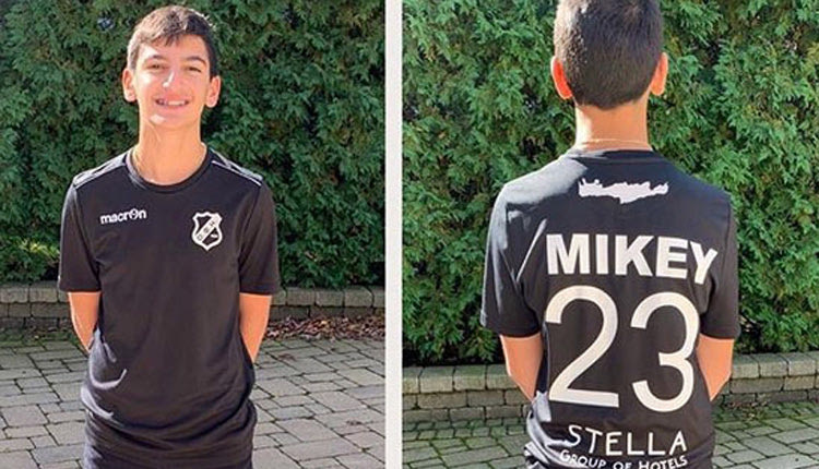 Με τη φανέλα του ΟΦΗ πήγε στο σχολείο ο γιος του νέου μεγαλομετόχου της ομάδας, Μιχάλη Μπούση