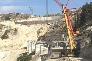 Η εξέλιξη του έργου του δρόμου της Μεσσαράς