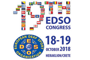 Tο 19ο Συνέδριο της EDSO (Ευρωπαϊκή Οργάνωση Αθλητισμού Κωφών) θα πραγματοποιηθεί στο Ηράκλειο