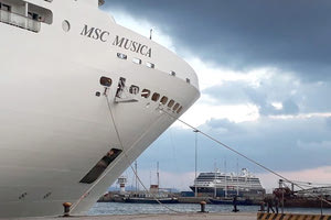 Στο λιμάνι του Ηρακλείου το MSC Musica