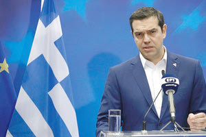 ο πρωθυπουργός  Αλέξης Τσίπρας 