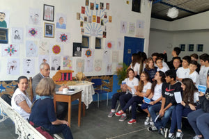 Ο κ. Στασινάκης στο σχολείο “Santa Teresa” στο Σάο Πάολο