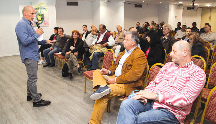 Το πρόγραμμα του ΜέΡΑ 25 παρουσίασε ο Γιάνης Βαρουφάκης