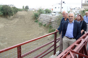 Ικανοποίηση Κουκιαδάκη για τα αντιπλημμυρικά έργα σε τρεις Βαγιές, Γιόφυρο και Λίντο