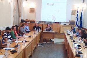 Από την υποδοχή των 50 πρώτων υπαλλήλων του προγράμματος Κοινωφελούς Εργασίας.