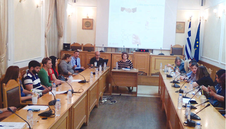 Από την υποδοχή των 50 πρώτων υπαλλήλων του προγράμματος Κοινωφελούς Εργασίας.