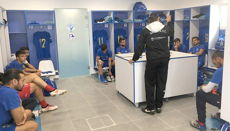 Τα νέα υπερσύγχρονα αποδυτήρια του γηπέδου της Δαμάστας