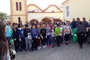 Σε εκστρατεία καθαριότητας  στο Πέραμα Μυλοποτάμου συμμετείχαν εθελοντές και μαθητές  της κωμόπολης