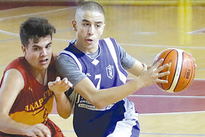 ΜΠΑΣΚΕΤ ΕΚΑΣΚ: Στιγμιότυπο από το συναρπαστικό ματς Παίδων Ανδρογέας-Ηρόδοτος