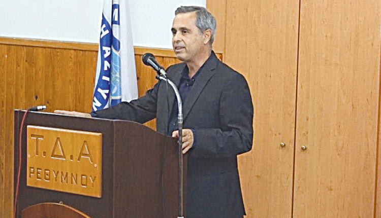 O επιχειρηματίας Μιχάλης Λεμπιδάκης