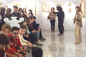 Οι μαθητές του 3ου Γυμνασίου Ρεθύμνου στην Πινακοθήκη Μαλεβιζίου