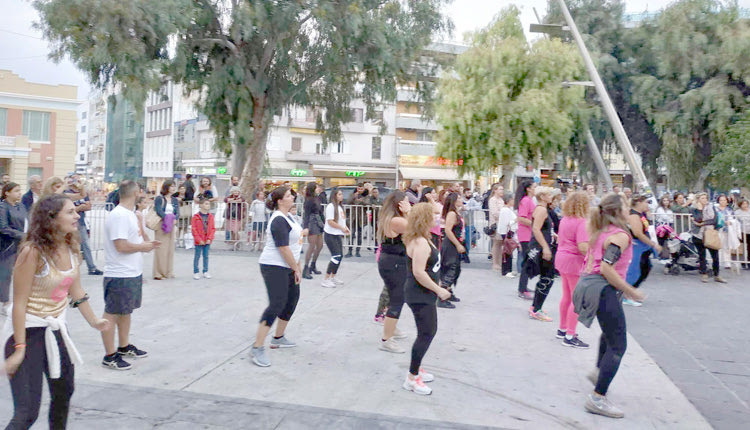 Η άθληση, όπως έδειξαν οι εθελόντριες του “Στόχου”, εμποδίζει την εμφάνιση καρκίνου του μαστού