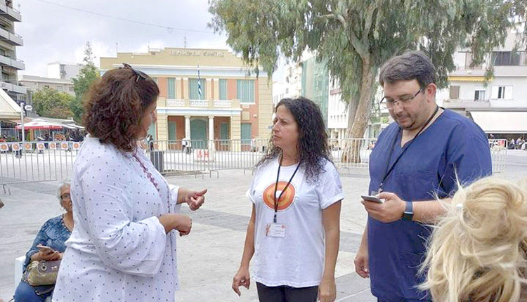 70 γυναίκες έκαναν υπέρηχο μαστού στην πλατεία Ελευθερίας