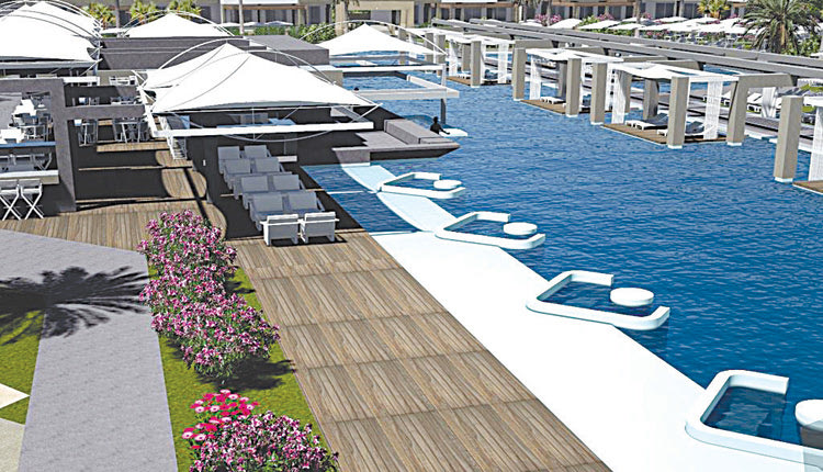 Το νέο πολυτελές ξενοδοχείο Euphoria Resort της οικογένειας Μαθιουλάκη εγκαινιάστηκε στον Σκουτελώνα Κολυμπαρίου Χανίων.