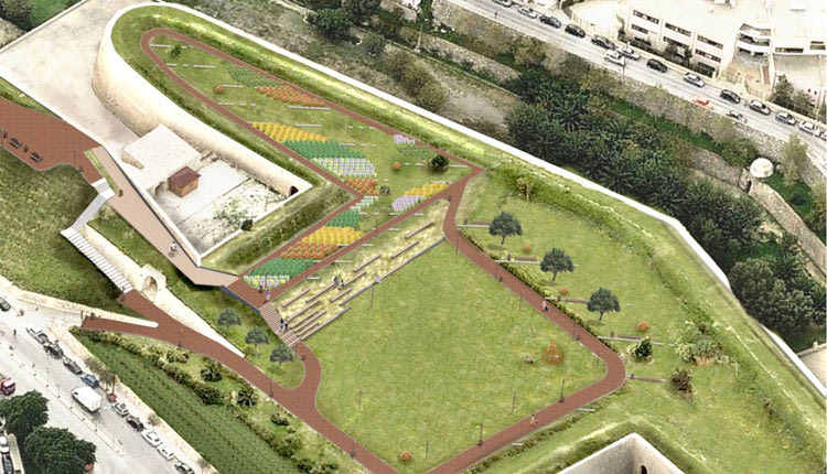 Η πρόταση της Λότζια για την ανάδειξη των τειχών