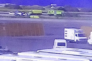 To μικρό μονοκινητήριο αεροσκάφος, το οποίο σύρθηκε στον διάδρομο 09-27 του αεροδρομίου Ηρακλείου μετά από βλάβη που παρουσίασε.