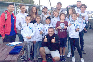 Η ομάδα Ιστιοπλοϊας του Ναυτικού Ομίλου Γαζίου