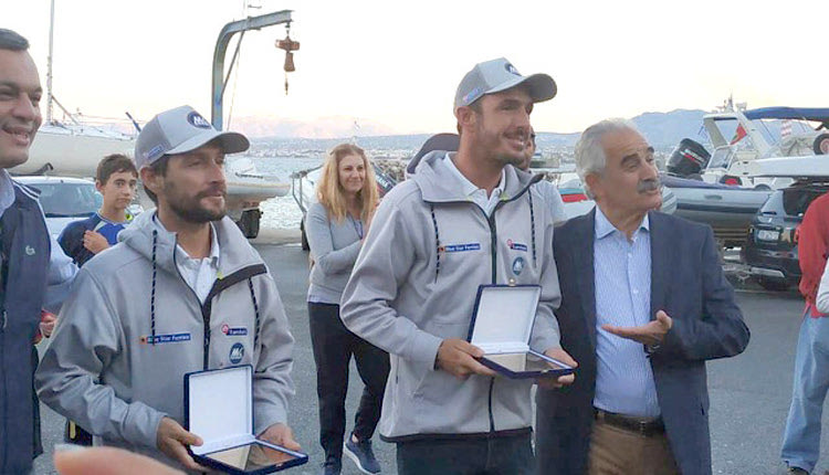 Την εκδήλωση τίμησαν με την παρουσία τους οι Ολυμπιονίκες Ιστιοπλοϊας Παναγιώτης Μάντης και Παύλος Καγιαλής