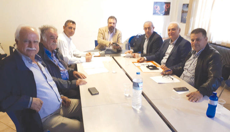 Από τη συνάντηση στο Υπουργείο Αγροτικής Ανάπτυξης  