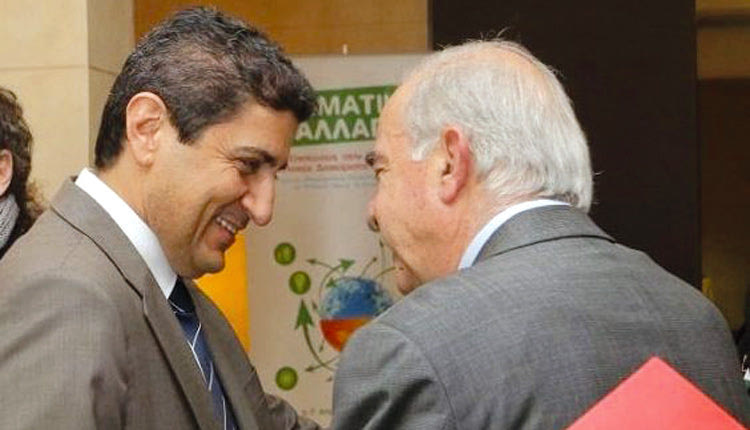 ο Λευτέρης Αυγενάκης με τον Β. Λαμπρινό