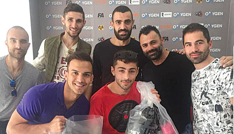 To Oxygen Health & Beauty επισκέφτηκαν, για τον μηνιαίο ανεφοδιασμό συμπληρωμάτων, ποδοσφαιριστές του ΠΟΑ.