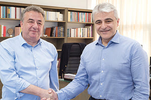 Οι κ.κ. Αρναουτάκης και Ταβερναράκης συζήτησαν για τη δημιουργία Συνεδριακού Κέντρου στις Βούτες