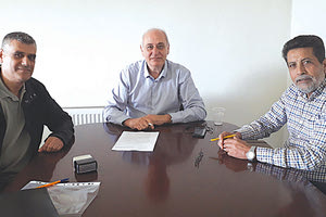 συμβάσεις  υπέγραψε χθες ο δήμαρχος Βιάννου Παύλος Μπαριτάκης με τους αναδόχους των έργων παρουσία του αντιδημάρχου τεχνικών υπηρεσιών Νικήτα Γιαμαλάκη.