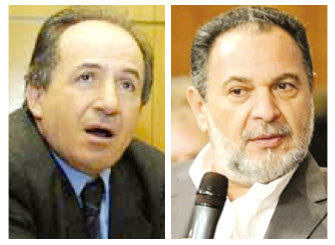 ο Χρήστος Πολυζωγόπουλος με τον Γιάννη Κουράκη