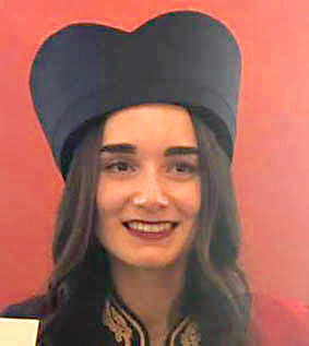 Η αθλήτρια της ΑΘΛΕΣΗ Μαρίνα Χριστάκη, αποφοίτησε από τη Νομική