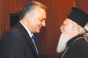 Με τον Πατριάρχη ο Μ. Κεφαλογιάννης