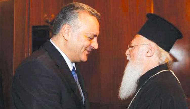 Με τον Πατριάρχη ο Μ. Κεφαλογιάννης