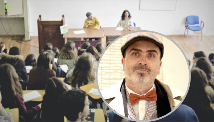 Ο κ. Βισκαδουράκης εγκαινίασε τον θεσμό «Οι συγγραφείς στην τάξη»