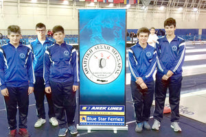 Η ομάδα ξιφασκίας της Αθλητικής Λέσχης Μεσσαράς