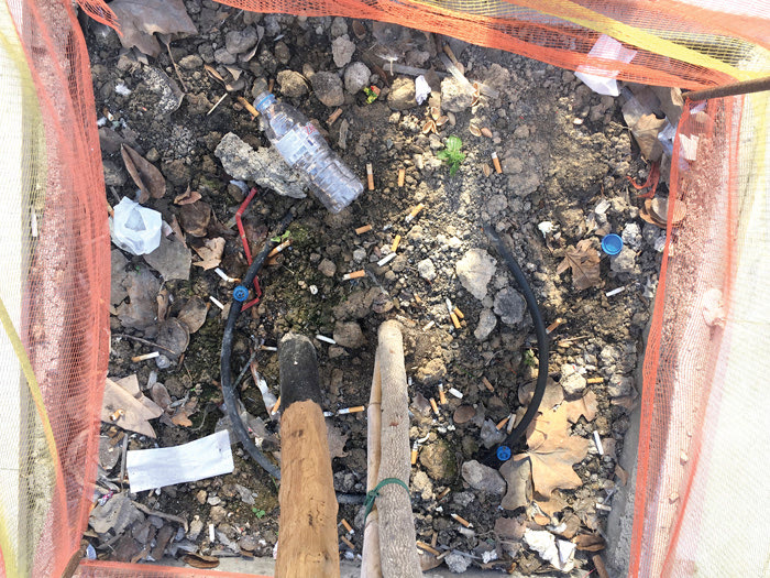 τα σημεία της Δικαιοσύνης και της Ίδης που έχουν φυτευτεί έχουν μετατραπεί σε τεράστια υπαίθρια τασάκια!